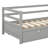 Shantee Twin Size Wooden Daybed with Trundle-1804737959
