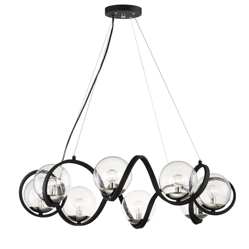 Lustre géométrique 8 lumières unique/à l’état Schumann