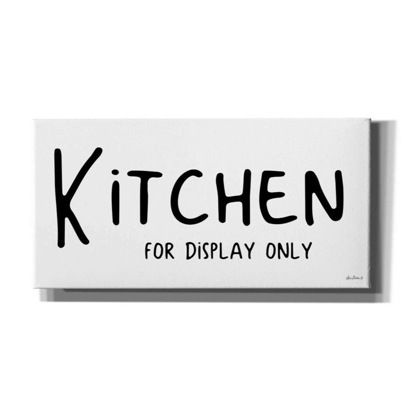 'Kitchen for Display Only' by Lori Deiter, Canvas Wall Art, 20" H x 40" W x 1.5" D