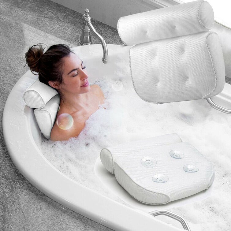 Hamlin Dual Chamber Bath Pillow Alwyn Home