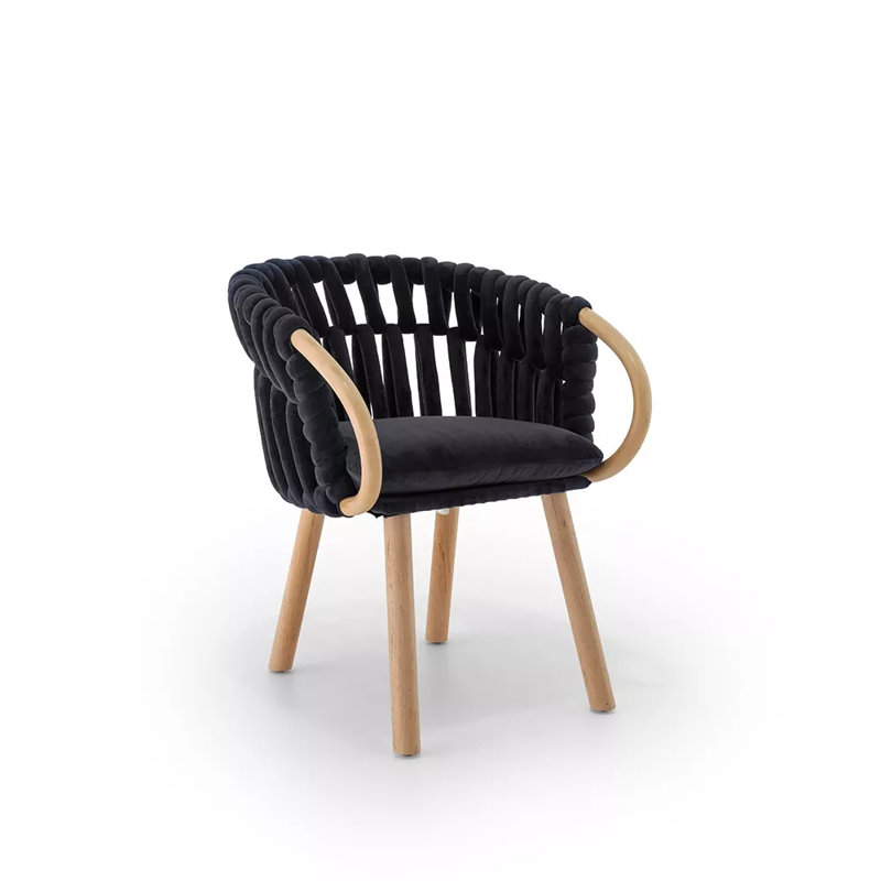 Knit Chair, Ink Black