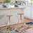 Jomarion Swivel Solid Wood Adjustable Height Stool-314389851