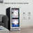 15 Inch Beverage Refrigerator Under Counter, Small Beverage Fridge with Glass Stainless Steel Door&Lock