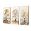 Baobab arbre beige minimalisme - arbre baobab, ensemble de 3 reproductions d'art sur toile-507890328-507890332
