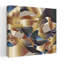 «Golden Abstract Landscape Abstract Contemporary Elegant Landscape Nature», reproduction d'art murale-168824444