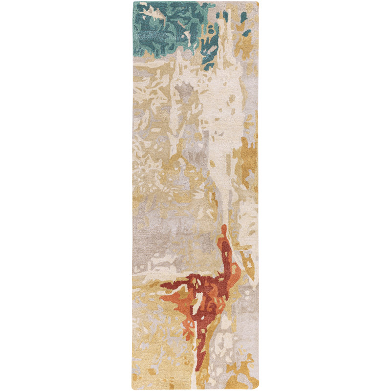 Abstract Indoor Rug, Runner 3' x 10'