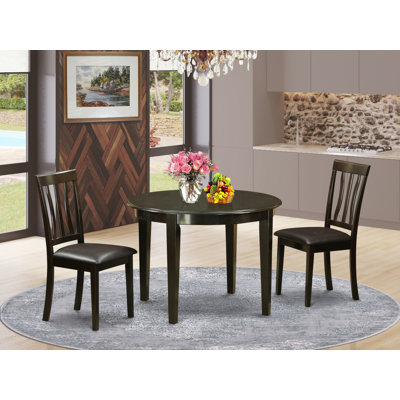 Toothman Solid Wood Dining Set by Winston Porter