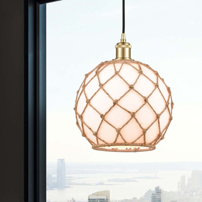 Luminaire suspendu sphère 1 lumière Tobey
