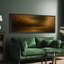 Grande impression sur toile encadrée, impression de paysage abstrait pour la décoration intérieure moderne-118737019-118737021