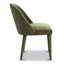 Chaise de salle à manger Labin en vert mousse