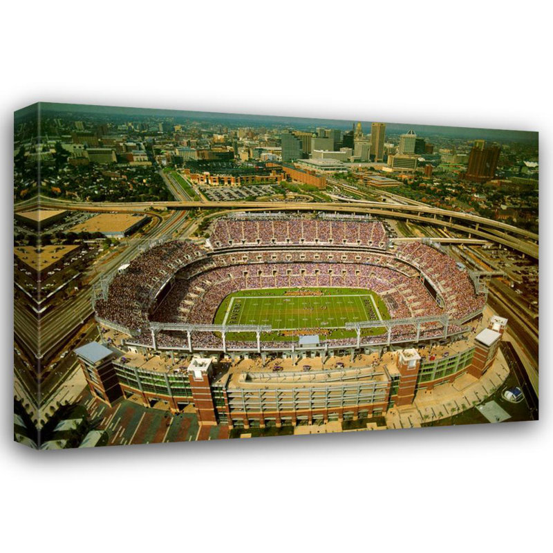 Baltimore Ravens Stadium, 17" H x 24" W