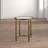 Allyance Glass Top End Table