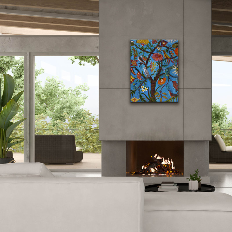 «Living Tree» par Catherine A Nolin, art mural sur toile, H 34 po x l 26 po x P 1,5 po