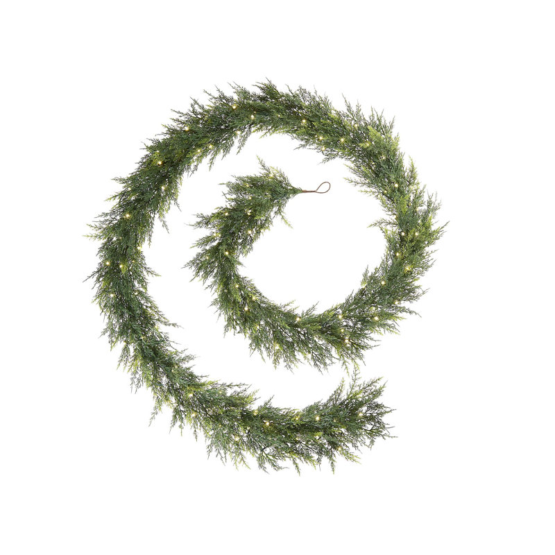17cm Lighted Faux Garland with Lights