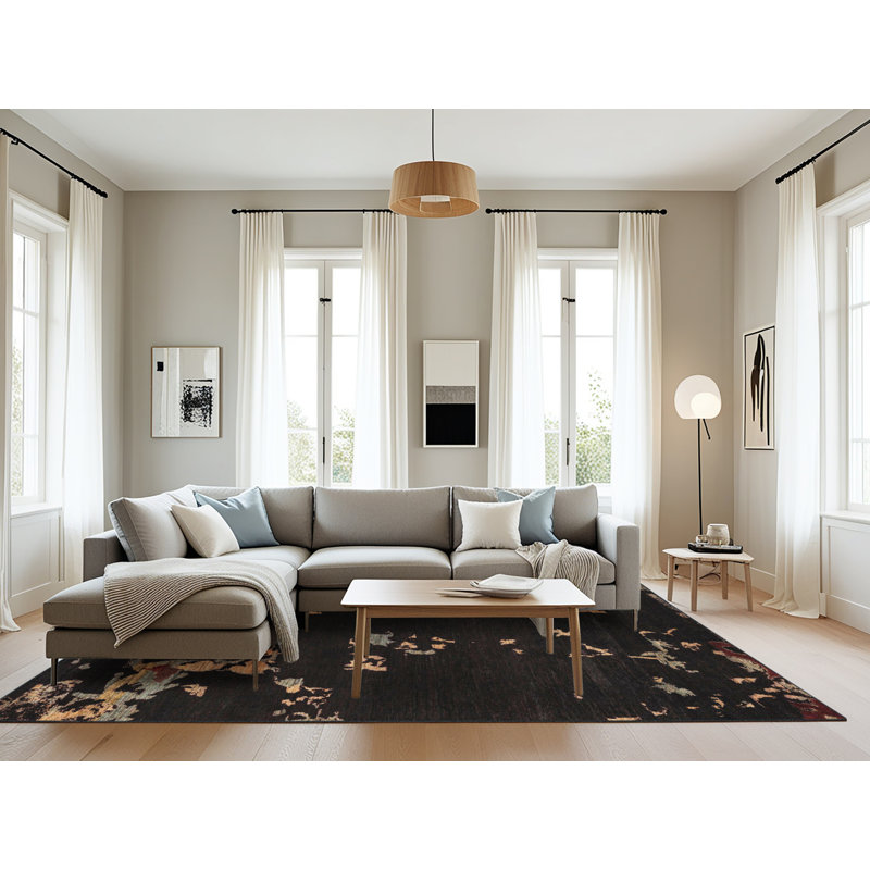 Tapis abstrait moderne 4281, Rectangle 8 pi x 10 pi