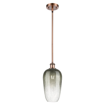Mini-luminaire suspendu à tige 1 lumière 7 "Ballston - Caroline