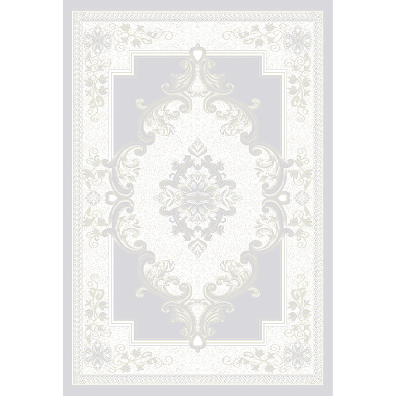 Tapis oriental gris Ramsel, Rectangle 6 pi 6 po x 9 pi 2 po