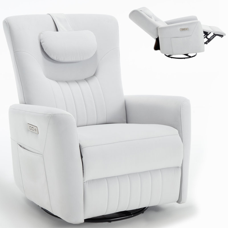 Fauteuil inclinable électrique Humberto, Beige