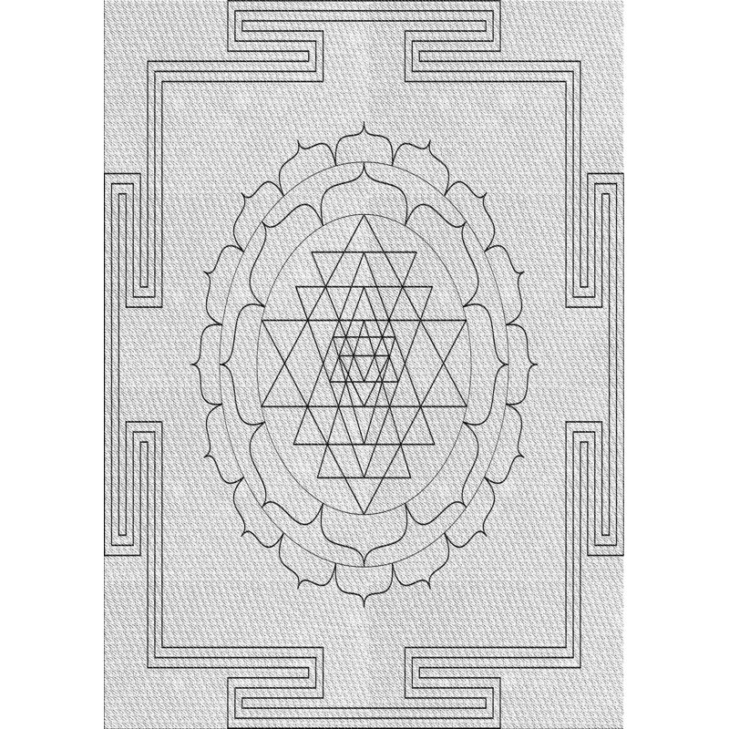 Tapis gris clair en laine touffeté à la main Gonsalez