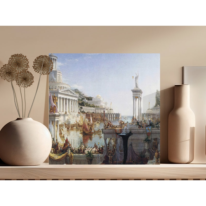 Renville 1 Piece Wrapped Canvas Wall Art Set, 6x6