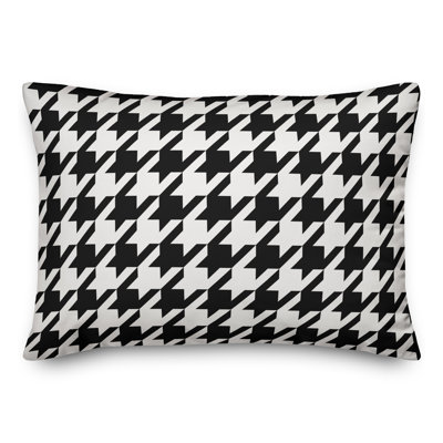  et coussin lombaire Houndstooth
