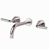 Cigno Wall Mounted Bathroom Faucet with Drain Assembly