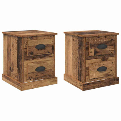 39cm W Manufactured Wood Bedside Table