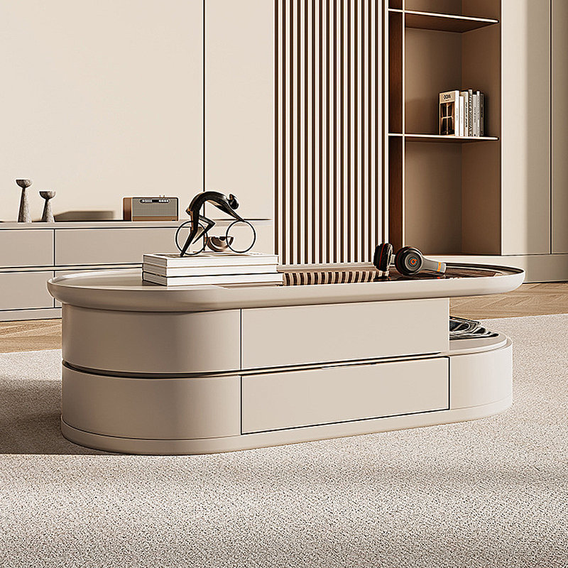 Modern simple light luxury coffee table
