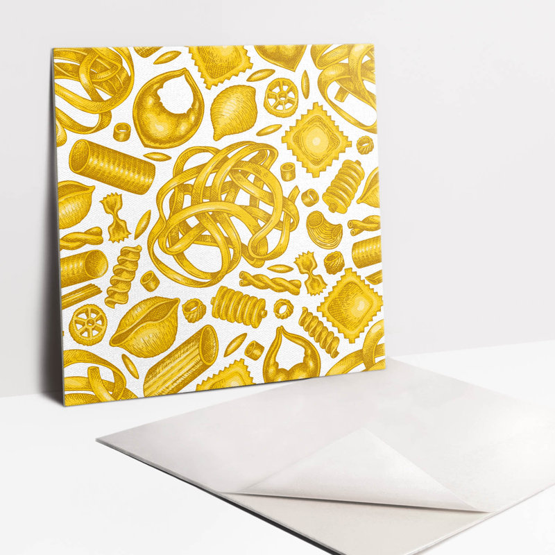 Kristy 30cm x 30cm PVC Mosaic Tile in Yellow