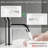 16" Bathroom Vanity W/sink Combo For Small Space, Wall Mounted Bathroom Cabinet Set With Chrome Faucet Pop Up Drain U Shape Drain-122511715