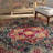 Annette Southwestern Blue/Fushia Area Rug-24290949
