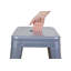 Ensemble de 2 tabourets de bar en métal sans dossier: assemblage sans outil et conception peu encombrante-1016577473