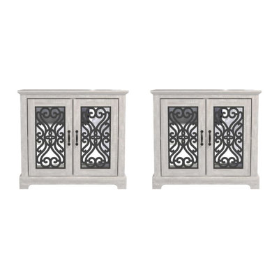 Norberto Traditional Coordinated Accent Cabinet Set Of 2