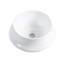 Lavabo vasque en céramique blanc pour la salle de bain - éléments subtils, matériau durable, longévité