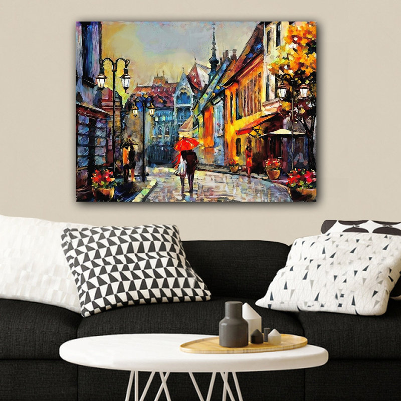 Peinture sur toile tendue