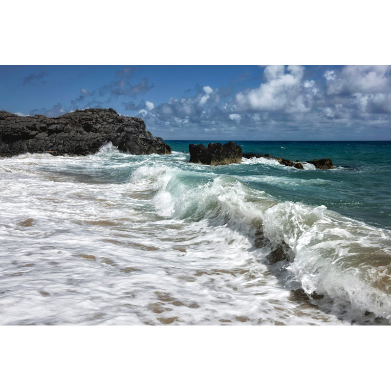 Breaking Waves by Danny Head - Print on Canvas, 81 cm H x 122 cm W, Wrapped Canvas