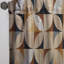 Geometric Harmony - Rideau en velours moderne - obscurcissant - 1 panneau-107576212