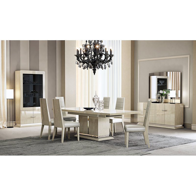 Miroir d'appoint Geona, Noyer clair