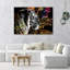 Tiger on a Colorful Background 1 Piece Wall Art on Canvas-98483560