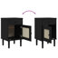 Bedside Table Rattan Look-93366253