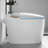 Modern Smart Toilet Bidet, Auto Open/Close Seat, 1.28 Flushing, Led Display, Night , Warm Air Dryer, Bathroom With Multiple Wash Modes, White Porcelain Unit-121633604