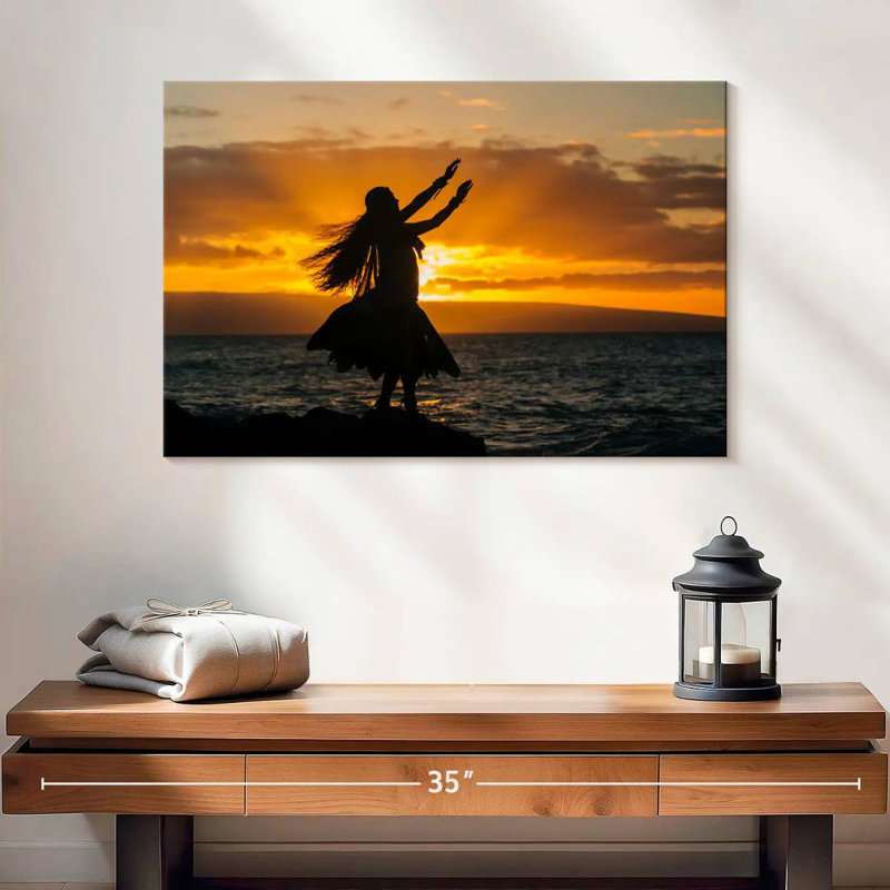 Enn Hula Dancer, 16" H x 24" W