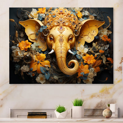 - Reproduction d'art mural en métal Hinduisim