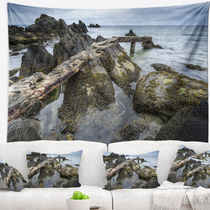 Tapisserie marine Seascape, H 32 po x l 39 po