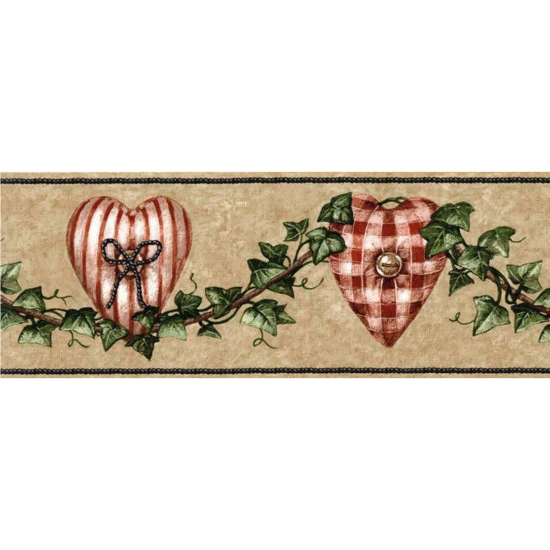 Minuki Hearts And Ivy Border