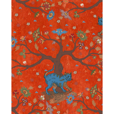 TREE OF LIFE Anthracite Wallpaper