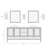 Modern Farmhouse Metal Lantern Wall Sconce Flush Mount Hallway