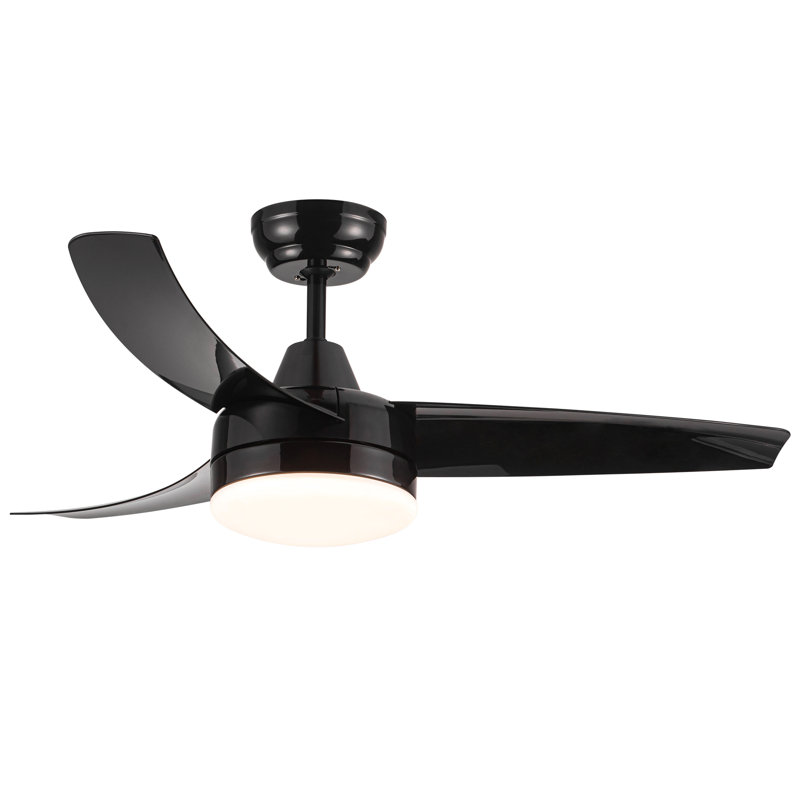 Ventilateur de plafond à DEL moderne 42 po x 42 po x 10,34 po