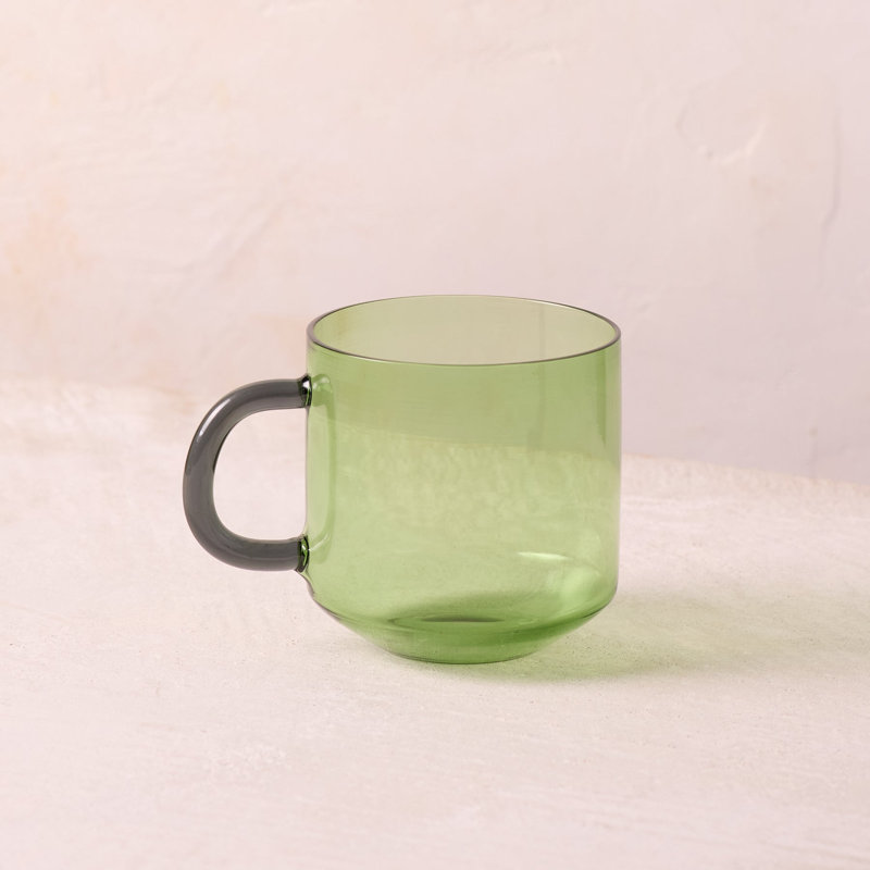 Grande tasse en verre Niko, vert, Vert