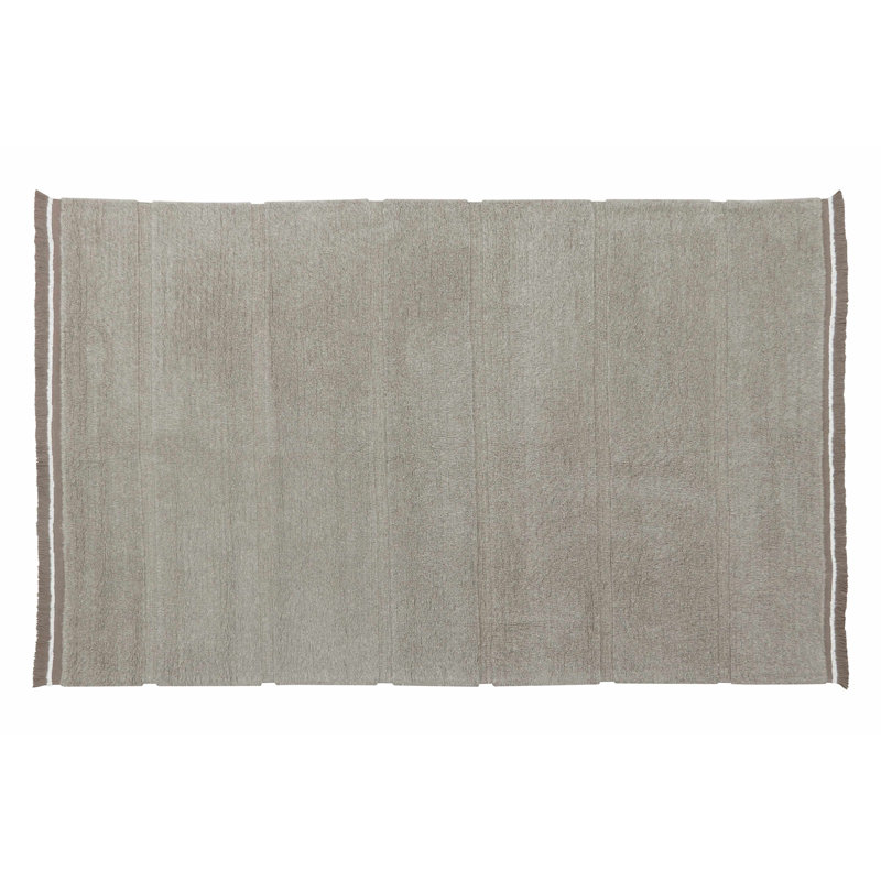 Sheep Of The World Hand Tufted Wool Area Rug in Sheep Gray, Rectangle 6'7" x 9'10"